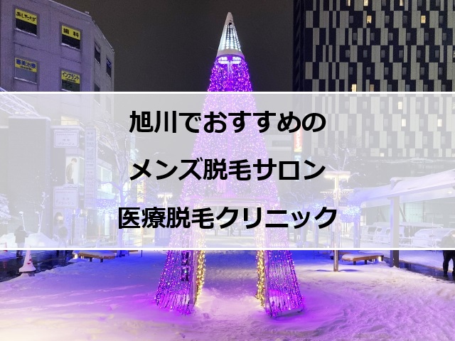 旭川駅前の夜景