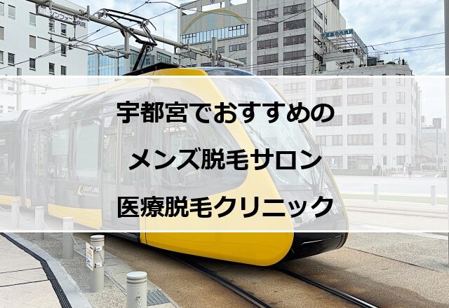 宇都宮市内を走る電車