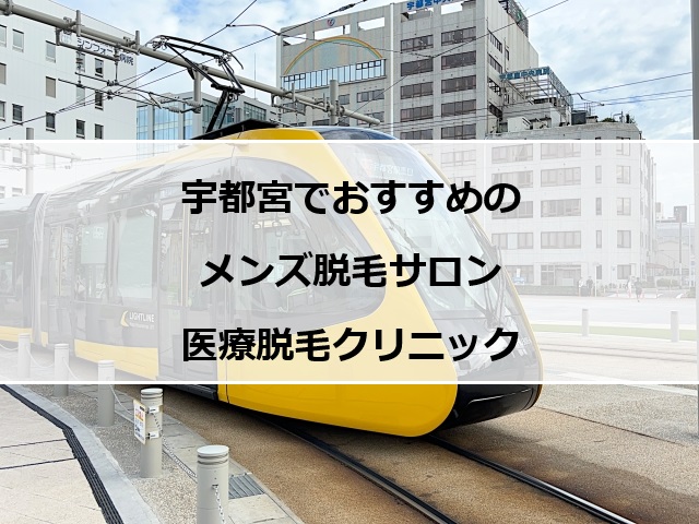 宇都宮市内を走る電車